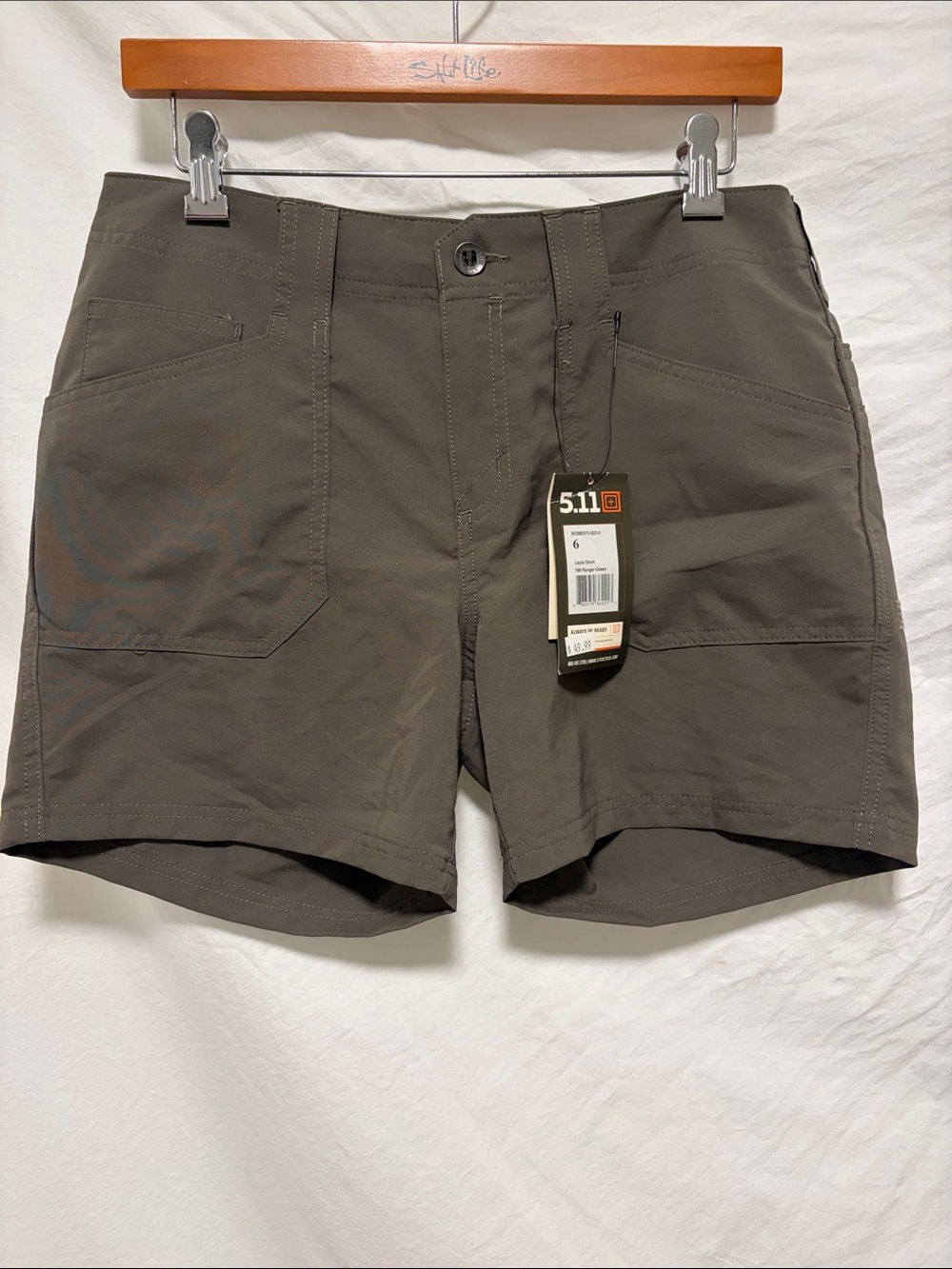 NWT 5.11 Tactical Ranger Green Layla Shorts Size 6